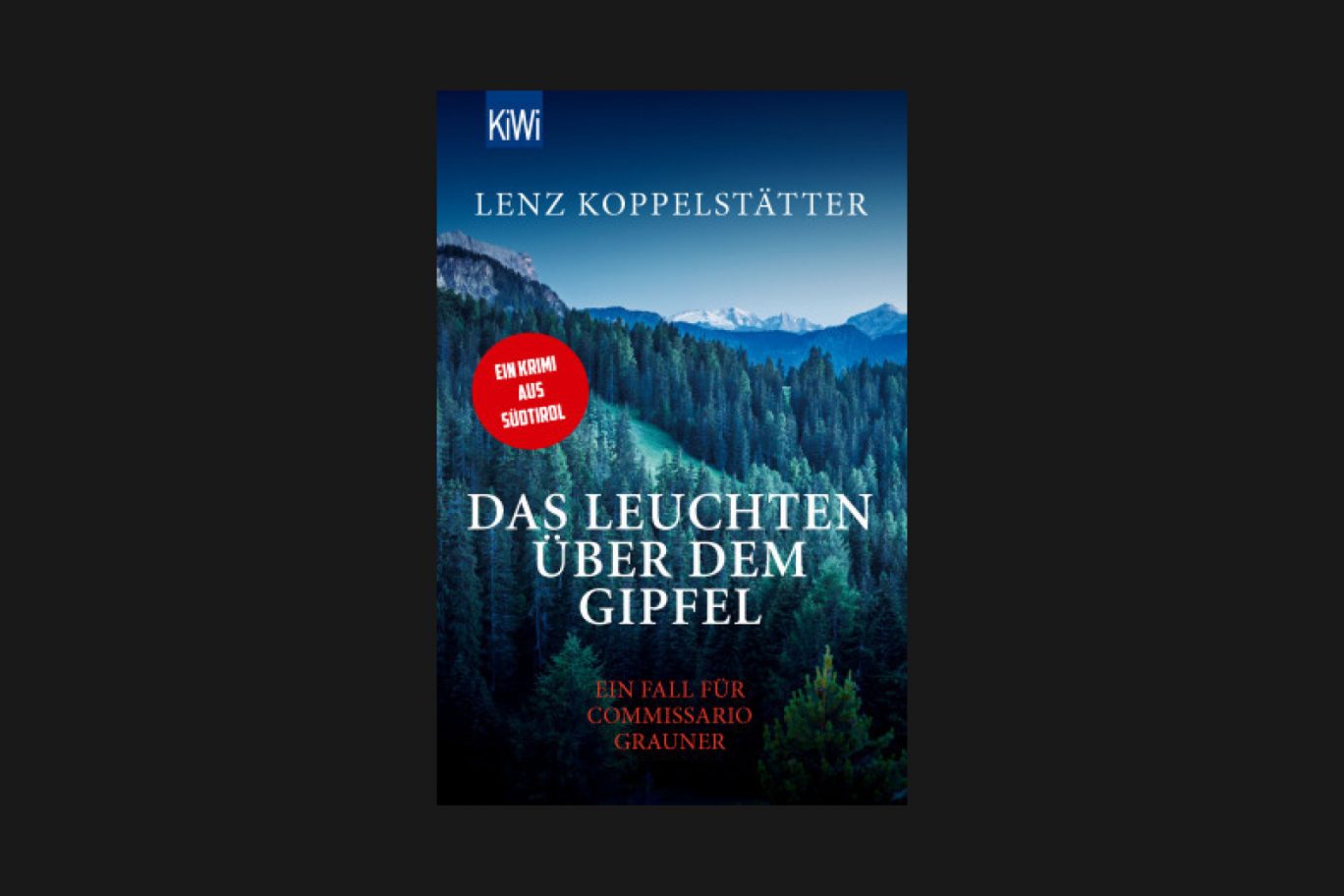 Das Leuchten über dem Gipfel