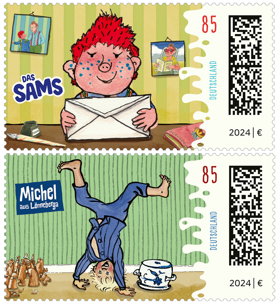 Das „Sams“ als Sonderbriefmarke