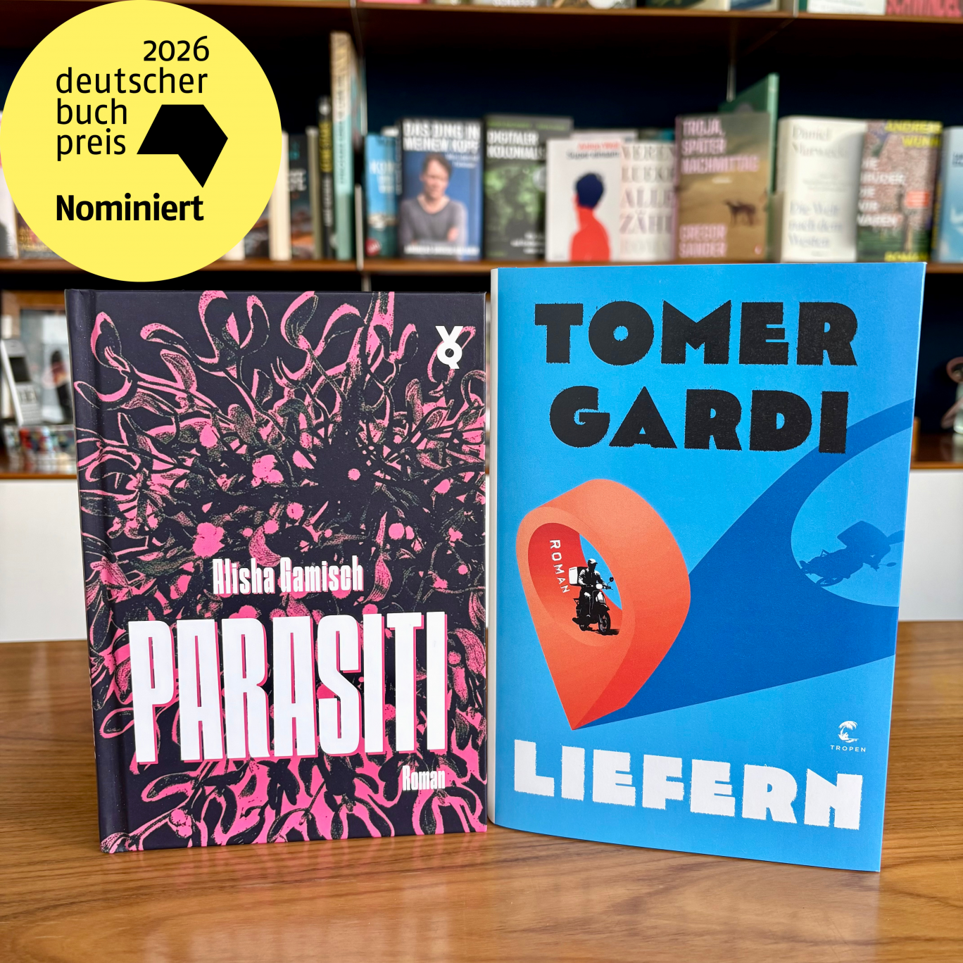 „Liefern“ und „Parasiti“ auf der Longlist des Deutschen Buchpreises 