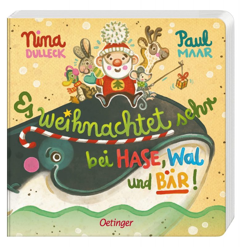 Es weihnachtet sehr bei Hase, Wal und Bär